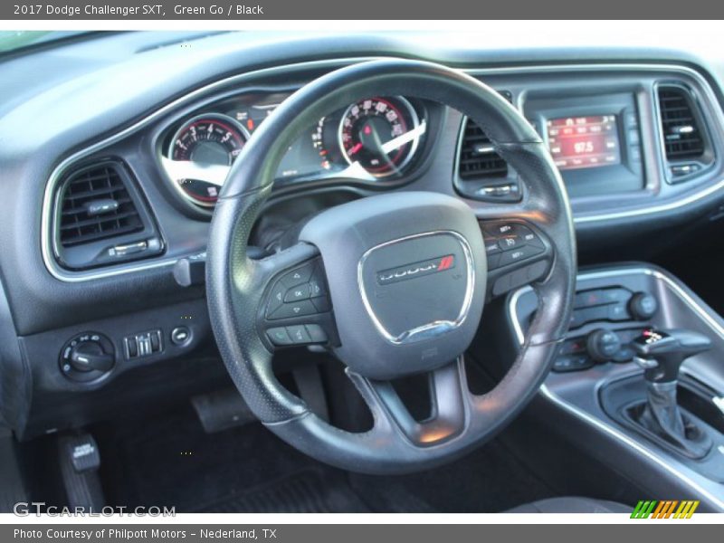 Green Go / Black 2017 Dodge Challenger SXT