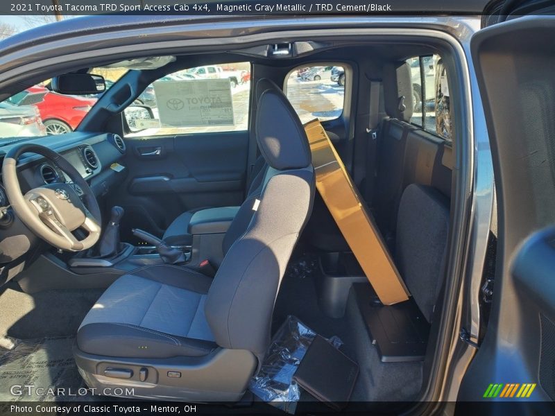 Magnetic Gray Metallic / TRD Cement/Black 2021 Toyota Tacoma TRD Sport Access Cab 4x4