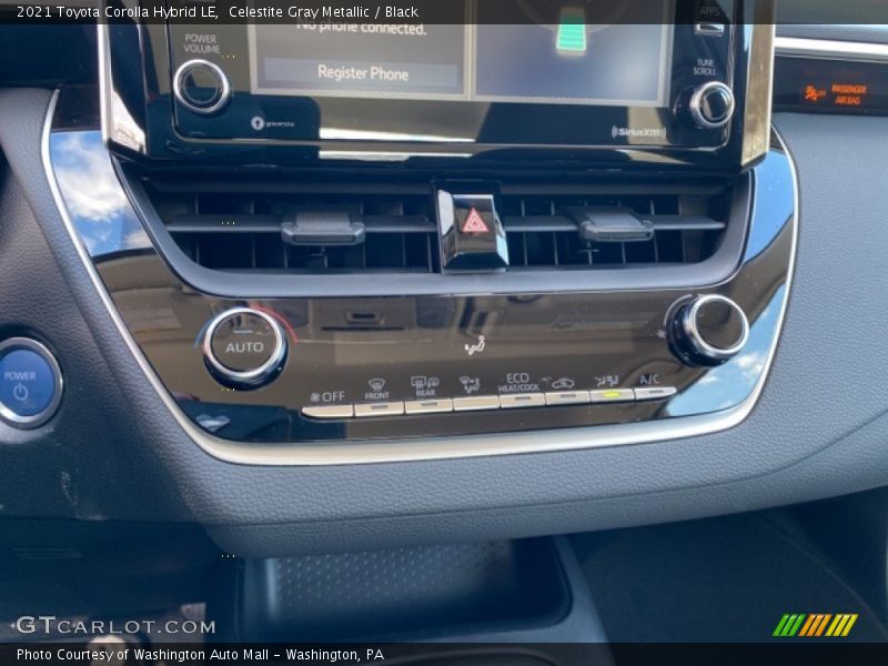 Celestite Gray Metallic / Black 2021 Toyota Corolla Hybrid LE