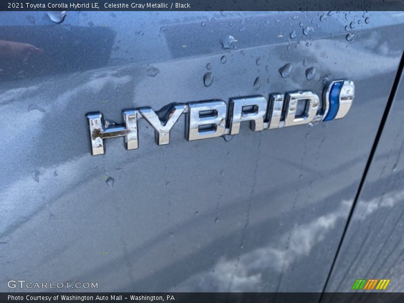 Celestite Gray Metallic / Black 2021 Toyota Corolla Hybrid LE