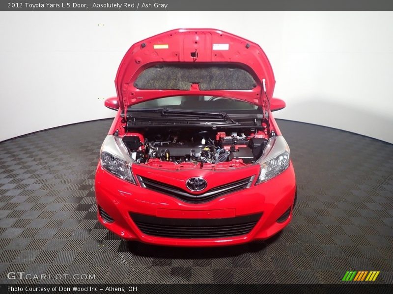 Absolutely Red / Ash Gray 2012 Toyota Yaris L 5 Door