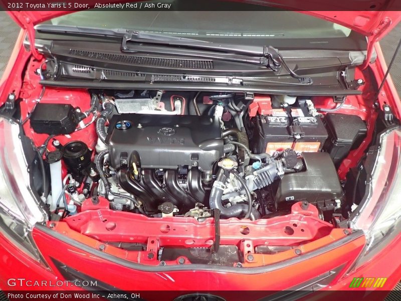 Absolutely Red / Ash Gray 2012 Toyota Yaris L 5 Door