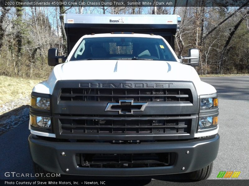 Summit White / Dark Ash 2020 Chevrolet Silverado 4500HD Crew Cab Chassis Dump Truck