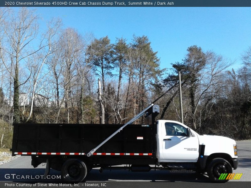  2020 Silverado 4500HD Crew Cab Chassis Dump Truck Summit White