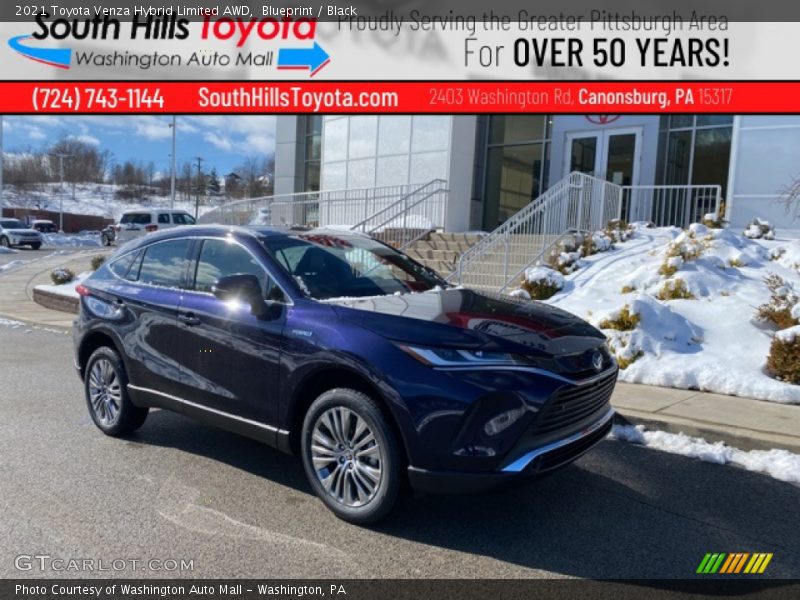 Blueprint / Black 2021 Toyota Venza Hybrid Limited AWD