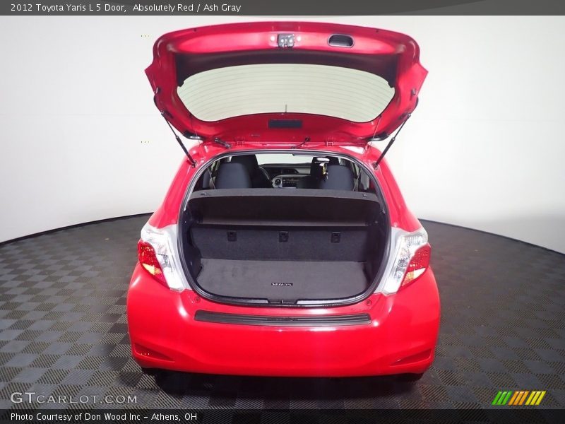 Absolutely Red / Ash Gray 2012 Toyota Yaris L 5 Door