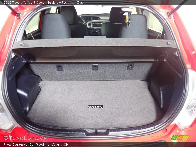Absolutely Red / Ash Gray 2012 Toyota Yaris L 5 Door