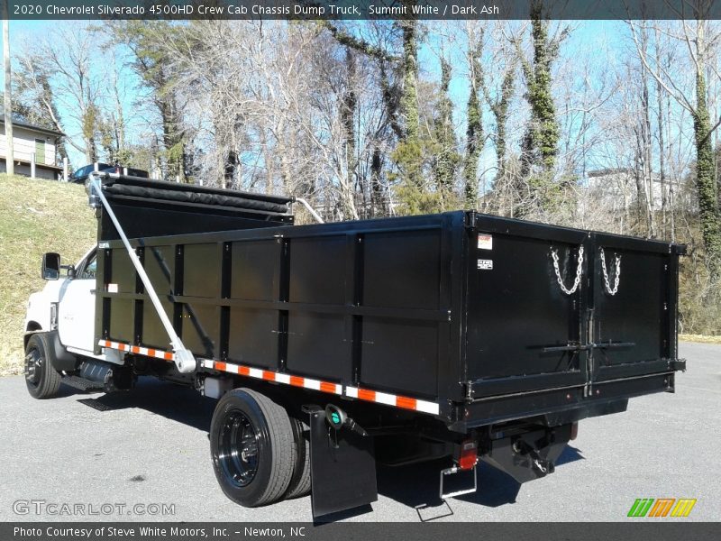 Summit White / Dark Ash 2020 Chevrolet Silverado 4500HD Crew Cab Chassis Dump Truck