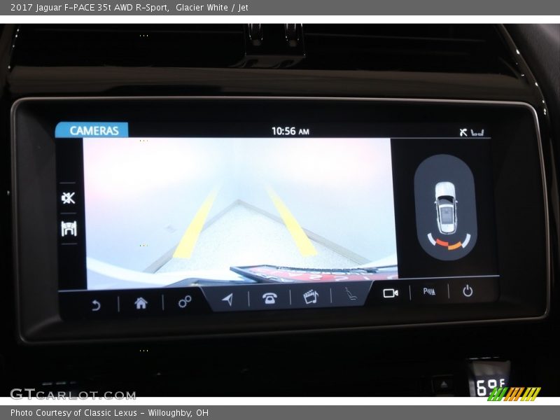 Glacier White / Jet 2017 Jaguar F-PACE 35t AWD R-Sport