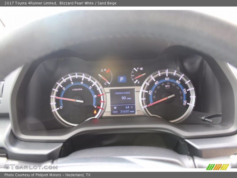 Blizzard Pearl White / Sand Beige 2017 Toyota 4Runner Limited