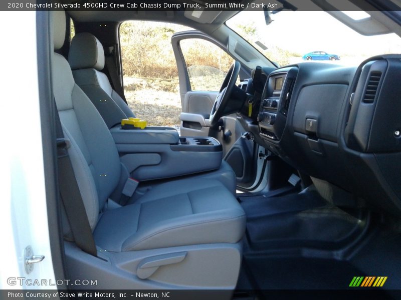 Summit White / Dark Ash 2020 Chevrolet Silverado 4500HD Crew Cab Chassis Dump Truck