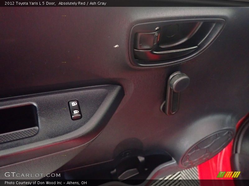 Absolutely Red / Ash Gray 2012 Toyota Yaris L 5 Door