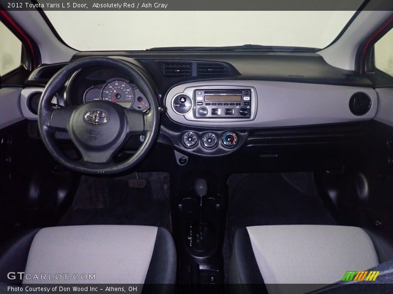 Absolutely Red / Ash Gray 2012 Toyota Yaris L 5 Door