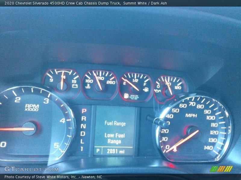 Summit White / Dark Ash 2020 Chevrolet Silverado 4500HD Crew Cab Chassis Dump Truck