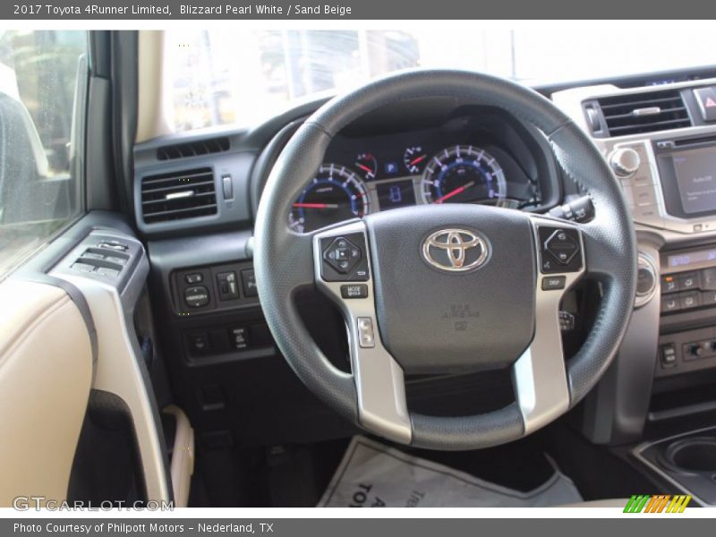 Blizzard Pearl White / Sand Beige 2017 Toyota 4Runner Limited