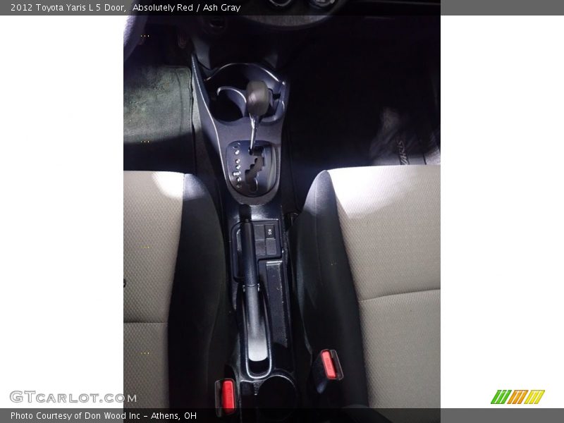 Absolutely Red / Ash Gray 2012 Toyota Yaris L 5 Door