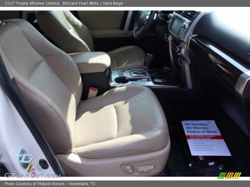 Blizzard Pearl White / Sand Beige 2017 Toyota 4Runner Limited