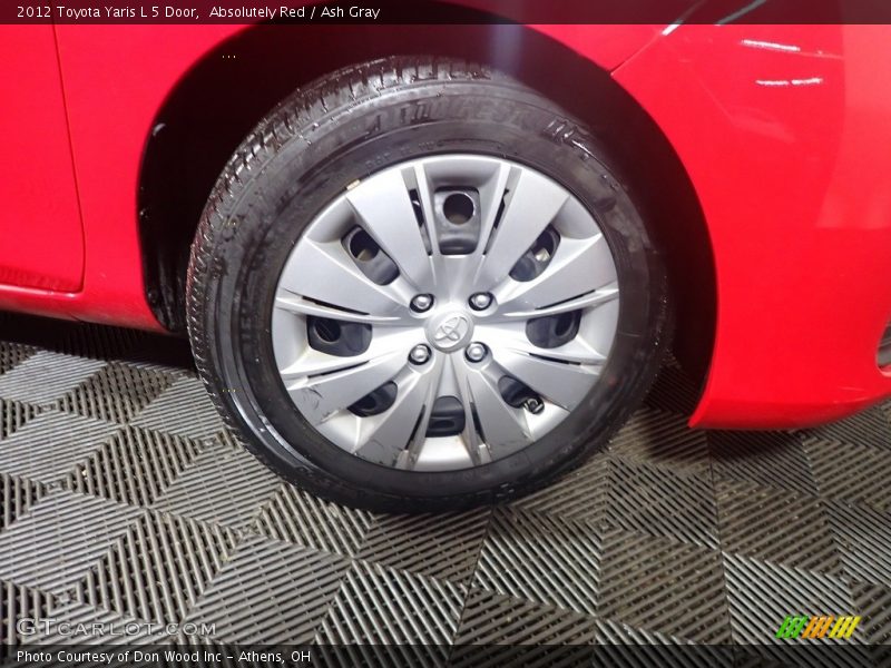 Absolutely Red / Ash Gray 2012 Toyota Yaris L 5 Door