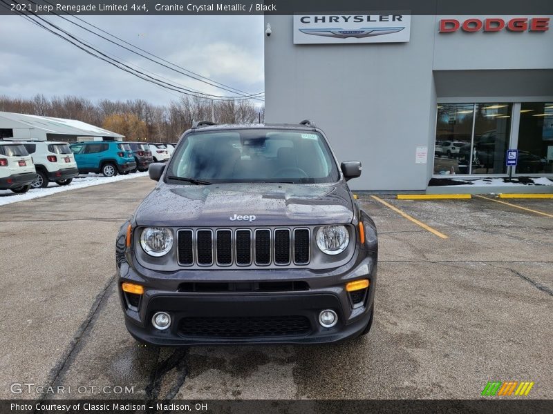 Granite Crystal Metallic / Black 2021 Jeep Renegade Limited 4x4