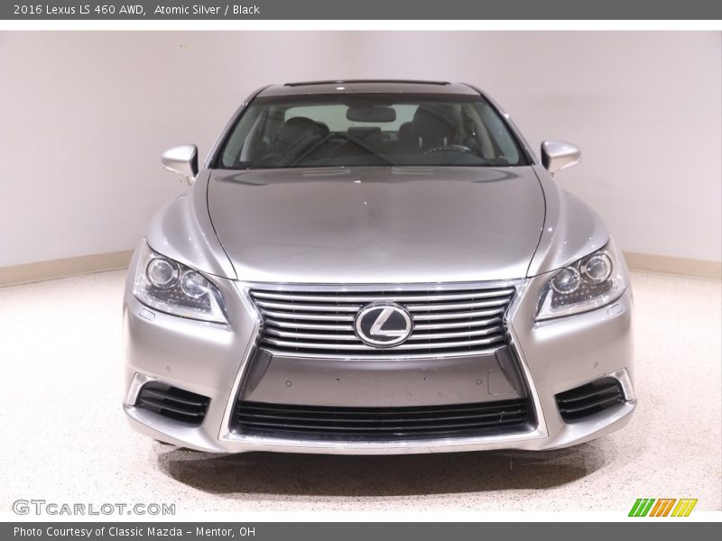 Atomic Silver / Black 2016 Lexus LS 460 AWD