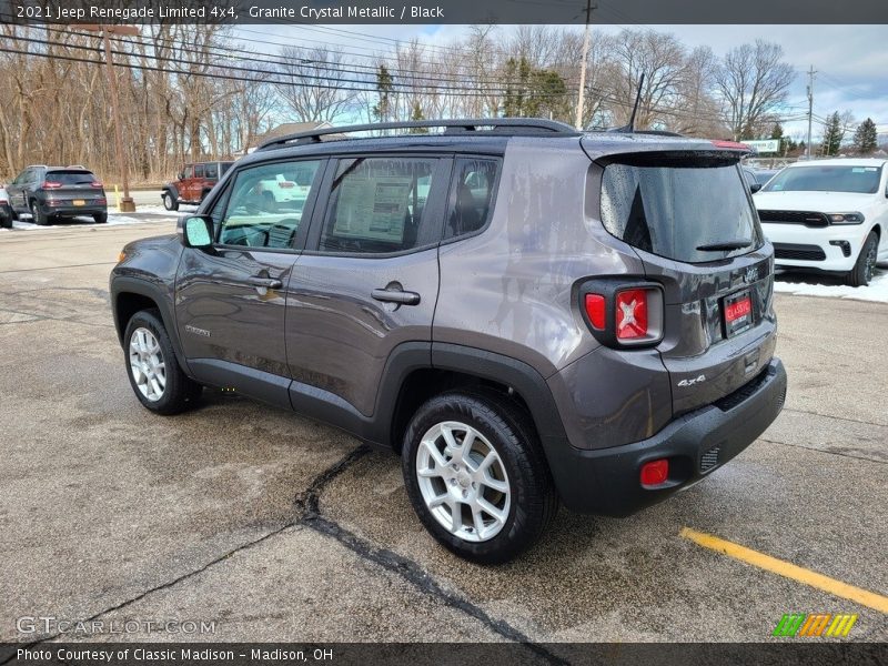 Granite Crystal Metallic / Black 2021 Jeep Renegade Limited 4x4