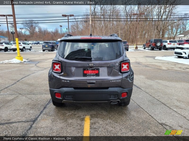 Granite Crystal Metallic / Black 2021 Jeep Renegade Limited 4x4