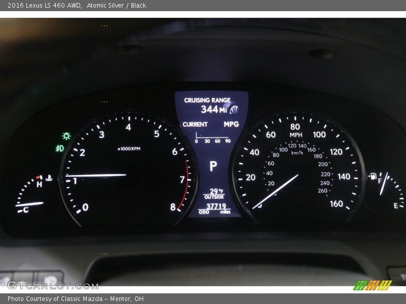  2016 LS 460 AWD 460 AWD Gauges