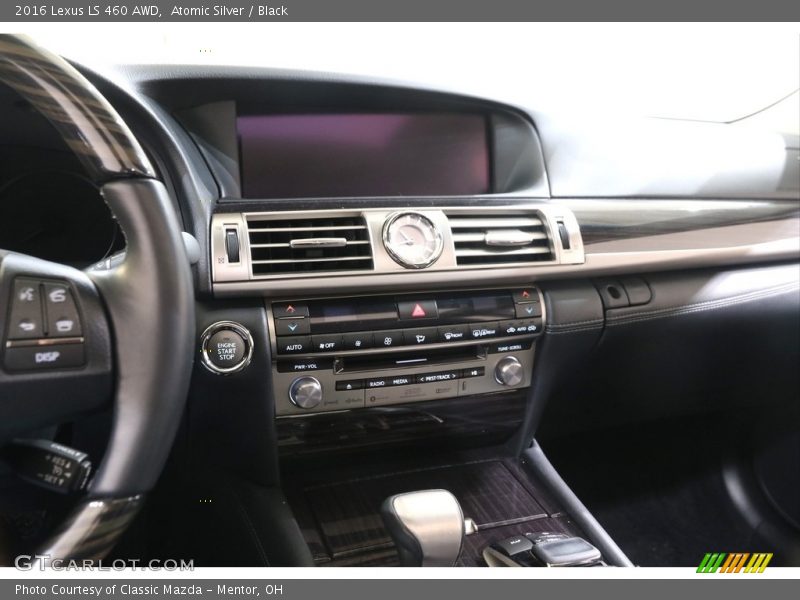 Controls of 2016 LS 460 AWD