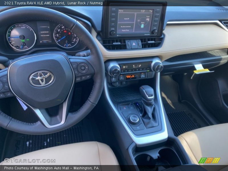 Lunar Rock / Nutmeg 2021 Toyota RAV4 XLE AWD Hybrid
