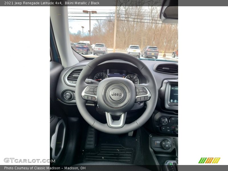 Bikini Metallic / Black 2021 Jeep Renegade Latitude 4x4