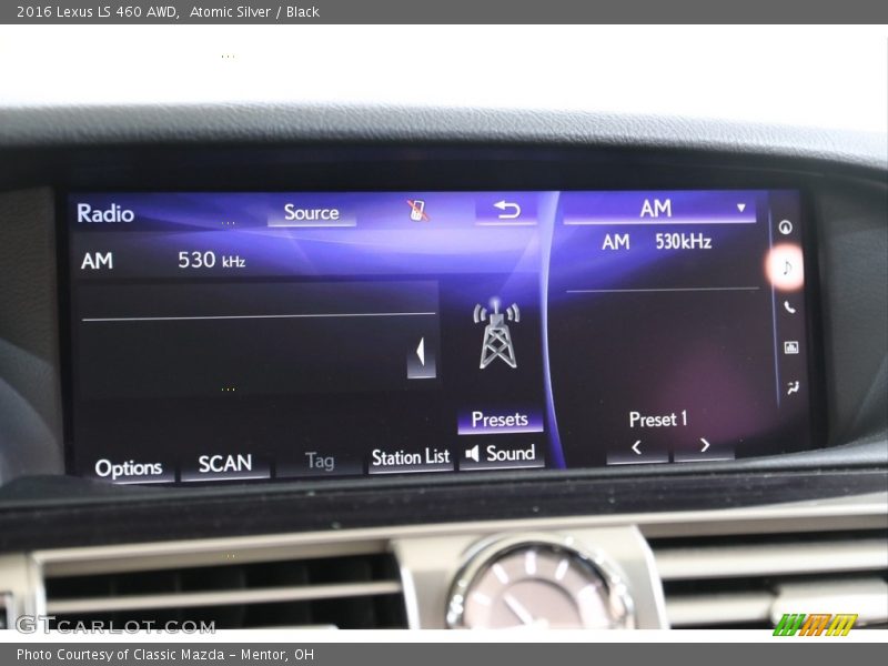 Controls of 2016 LS 460 AWD