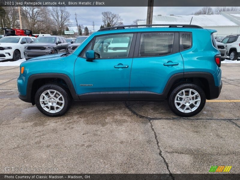 Bikini Metallic / Black 2021 Jeep Renegade Latitude 4x4