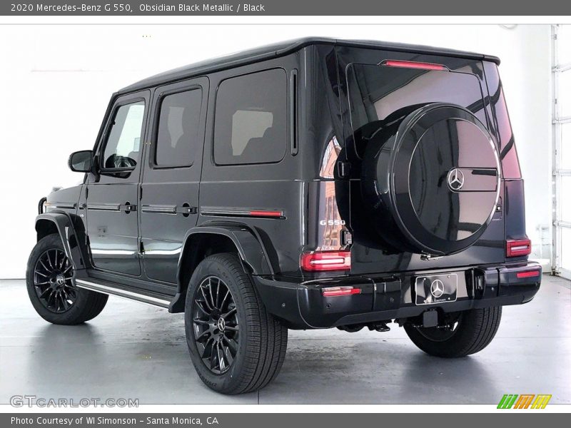 Obsidian Black Metallic / Black 2020 Mercedes-Benz G 550