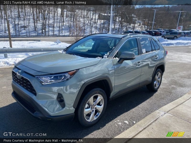 Lunar Rock / Nutmeg 2021 Toyota RAV4 XLE AWD Hybrid