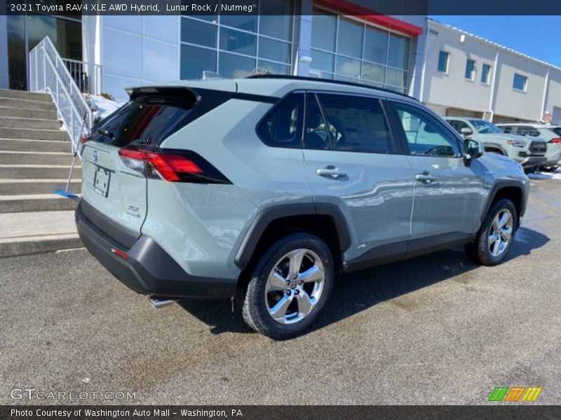 Lunar Rock / Nutmeg 2021 Toyota RAV4 XLE AWD Hybrid