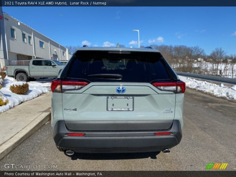 Lunar Rock / Nutmeg 2021 Toyota RAV4 XLE AWD Hybrid