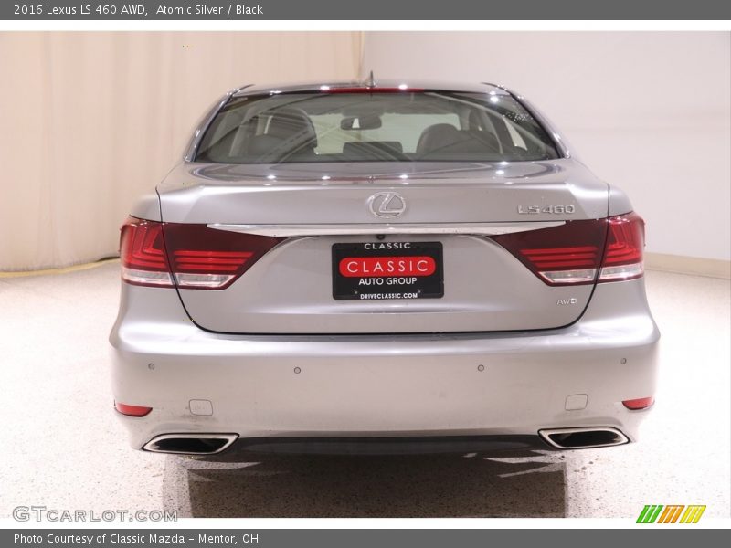 Atomic Silver / Black 2016 Lexus LS 460 AWD