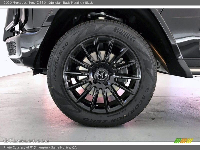 Obsidian Black Metallic / Black 2020 Mercedes-Benz G 550