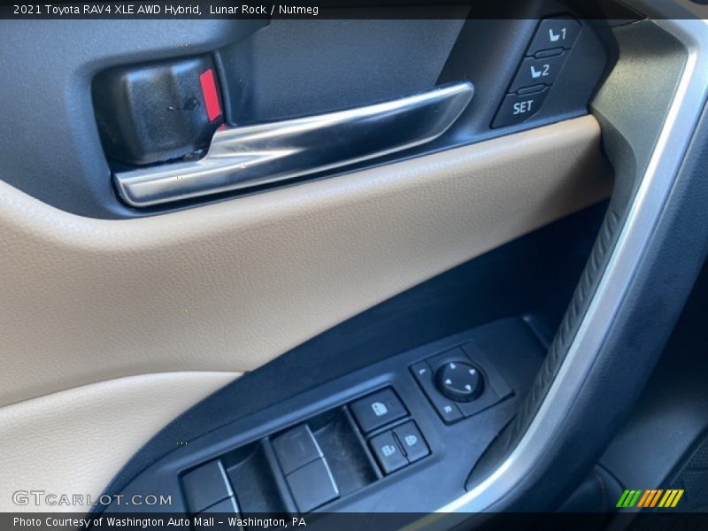 Lunar Rock / Nutmeg 2021 Toyota RAV4 XLE AWD Hybrid
