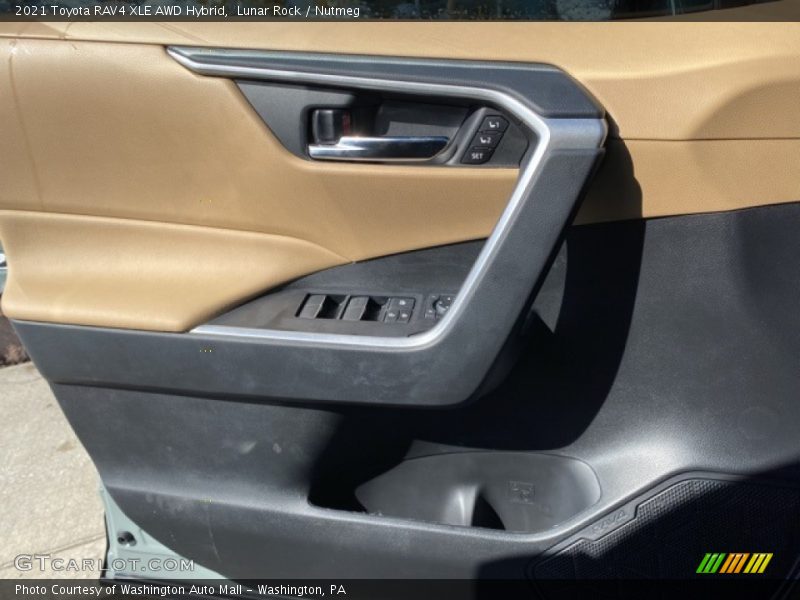 Lunar Rock / Nutmeg 2021 Toyota RAV4 XLE AWD Hybrid