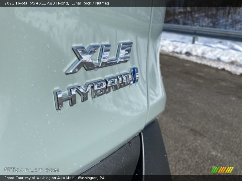 Lunar Rock / Nutmeg 2021 Toyota RAV4 XLE AWD Hybrid