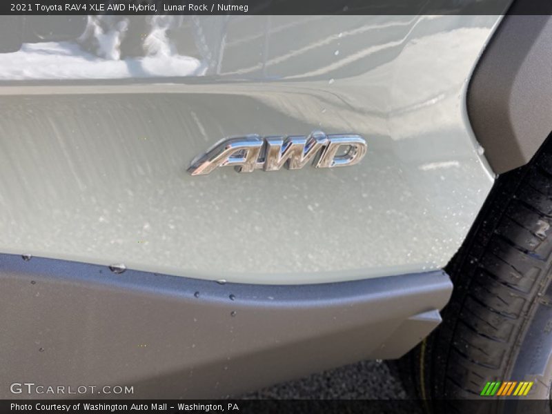 Lunar Rock / Nutmeg 2021 Toyota RAV4 XLE AWD Hybrid