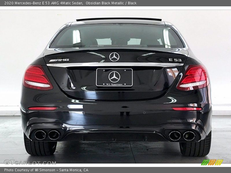 Obsidian Black Metallic / Black 2020 Mercedes-Benz E 53 AMG 4Matic Sedan