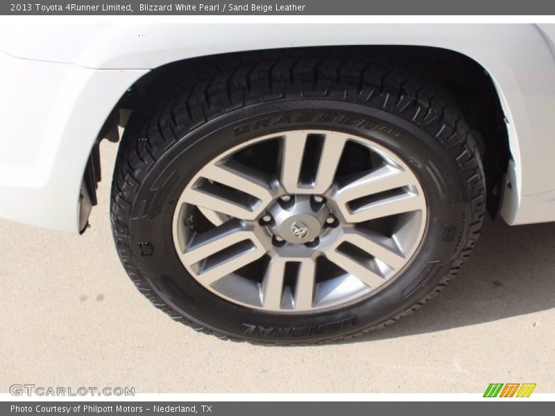 Blizzard White Pearl / Sand Beige Leather 2013 Toyota 4Runner Limited