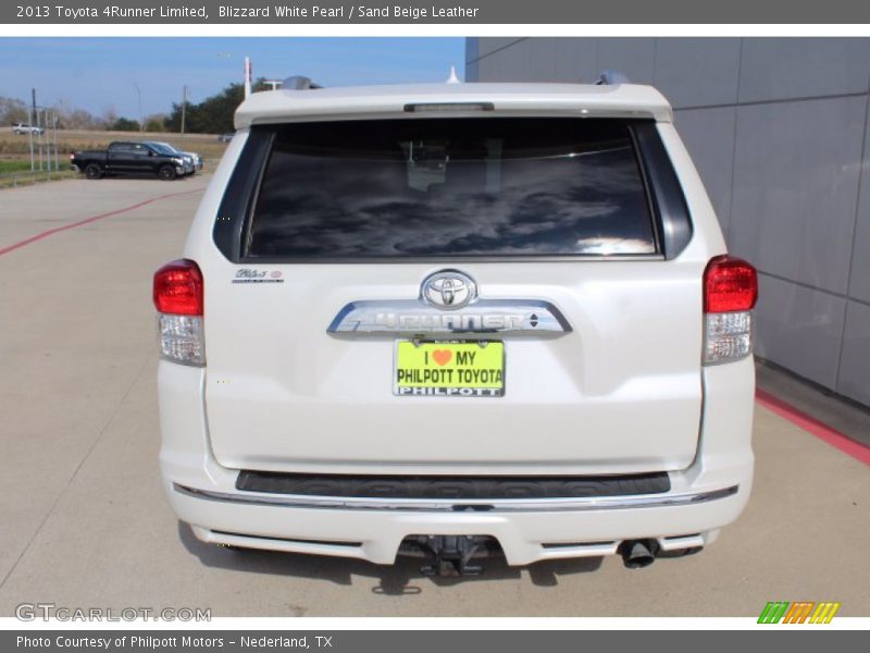 Blizzard White Pearl / Sand Beige Leather 2013 Toyota 4Runner Limited