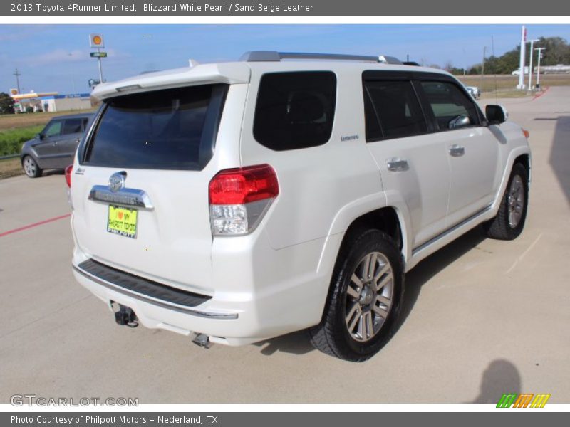 Blizzard White Pearl / Sand Beige Leather 2013 Toyota 4Runner Limited