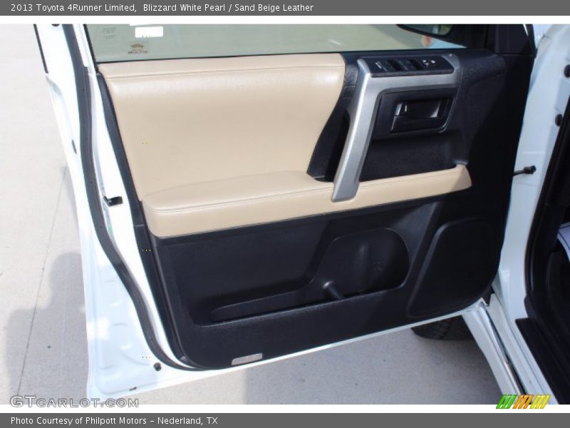 Blizzard White Pearl / Sand Beige Leather 2013 Toyota 4Runner Limited