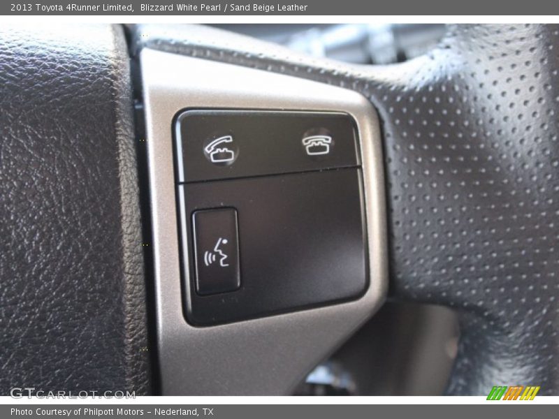 Blizzard White Pearl / Sand Beige Leather 2013 Toyota 4Runner Limited