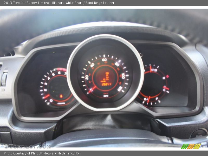 Blizzard White Pearl / Sand Beige Leather 2013 Toyota 4Runner Limited