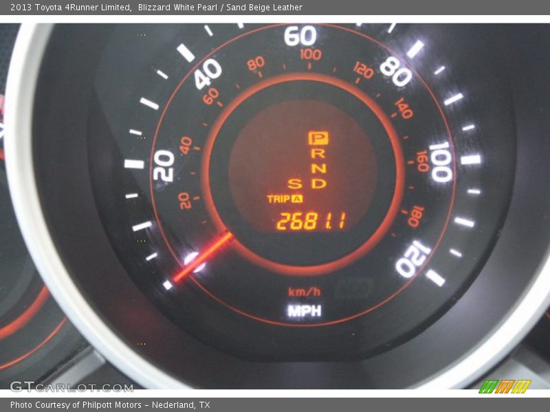 Blizzard White Pearl / Sand Beige Leather 2013 Toyota 4Runner Limited